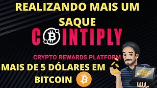 COINTIPLY: Sacando mais de 5 dólares em Bitcoin