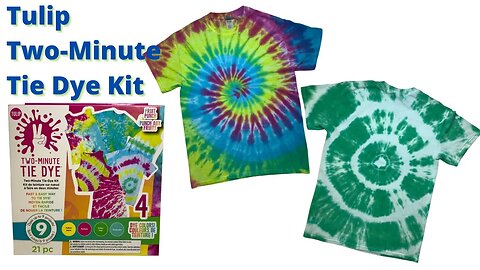 Tie Dye Patterns: Tulip Two - Minute Tie Dye Kit - Does It Really Work?