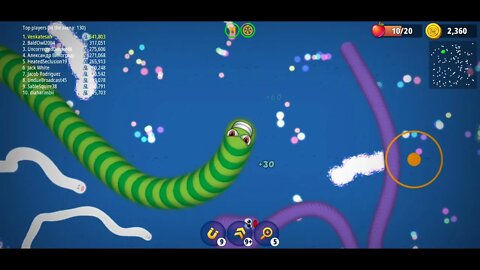CASUAL AZUR GAMES Worms Zone .io - Hungry Snake 47
