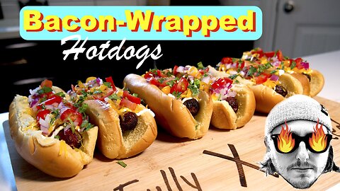 Bacon Wrapped Hotdogs ORIGINAL recipe | Fully x Smoked