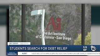 San Diego Art Institute students search for debt relief