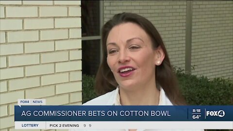AG Commissioner bets on Cotton Bowl