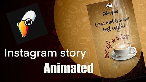 Toonsquid create Instagram story animation (Tutorial) step by step | iPad