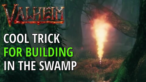 Cool Trick For Building In The Swamp - Valheim