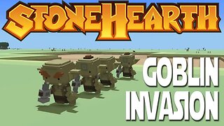 Let's Play Stonehearth ep 9 - Goblin Invasion and Restaurant Build