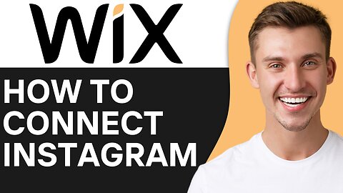 HOW TO CONNECT INSTAGRAM TO WIX WEBSITE