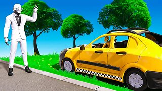 I Became a TAXI DRIVER in Fortnite