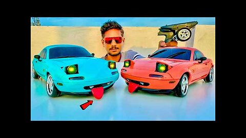 RC Mazda MX-5 Gyro Drift Car Unboxing & Testing - Chatpat toy TV