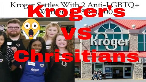 KROGER'S FIRES CHRISTIAN WORKERS WHO REFUSED TO WEAR LGBT HEART LOGO ON APRON