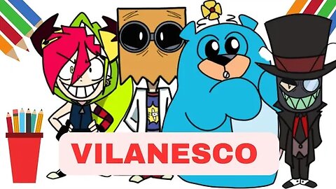 COMO DESENHAR VILANESCO - DEMÊNCIA,DR. FLUG, 505 e BLACK HAT #vilanesco