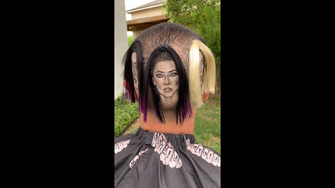 Mind-Blowing Haircut Art Depicts Kardashian Sisters In 3D