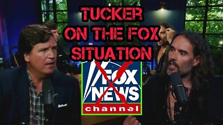 Tucker Carlson Speaks In First Interview Since Getting Fired With RUSSELL BRAND