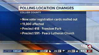 Polling location changes for Collier County