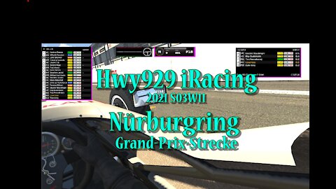 Hwy929 iRacing 2021S03W11 | Skip Barber | Nürburgring GP |