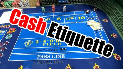 Cash Etiquette for Casino Craps Dealer Students. Short Version of Cash, Color, change class.