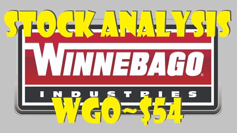 Stock Analysis | Winnebago (WGO) | SMALL CAP w/ POTENTIAL