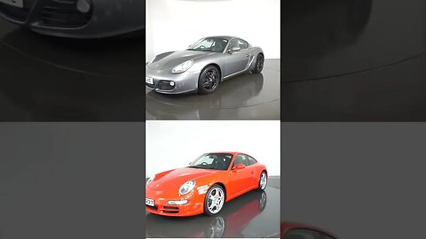 Porsche Cayman VS Porsche 911 360 Design Comparison Side by Side #porsche #911 #porsche cayman
