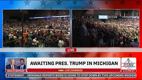 President Donald J. Trump Speaks at Major Trump/Vance Rally in Grand Rapids, MI - 7/20/24