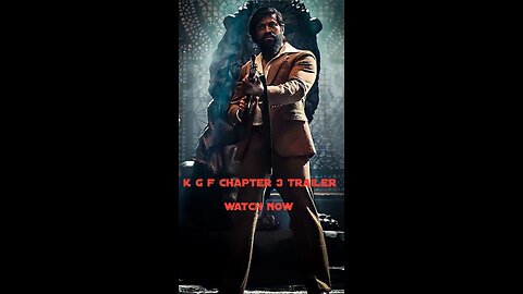 K G F CHAPTER 3| TITLE SONG