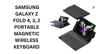 Portable Wireless Bluetooth Magnetic Keyboard for Samsung Galaxy Z Fold 4, 3, 2 Review