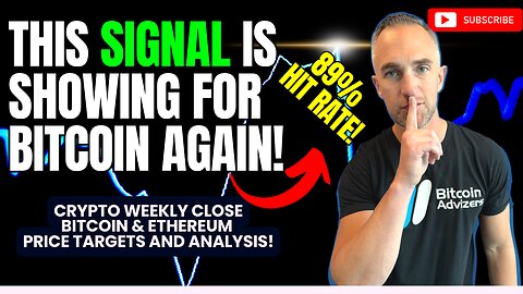 This Signal is Showing Again For Bitcoin!: Weekly Market Close Analysis & Price Targets