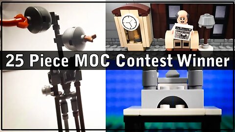 25 Piece MOC Contest Winner (& Top 25) See 182 Lego Creations Built Using Only 25 Pieces Each