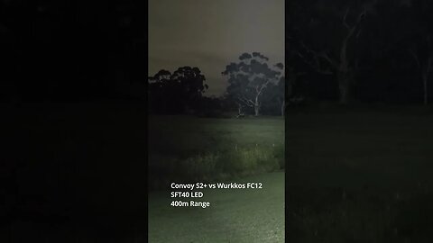 Wurkkos FC12 vs Convoy S2+ (SFT40) short comparison