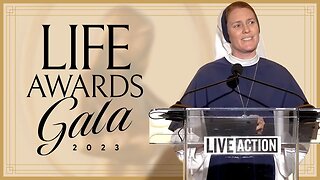 Perfect Love Casts Out Fear | Sr. Bethany Madonna at the 2023 Live Action Life Awards Gala