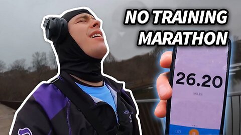 Running a Marathon with NO TRAINING!