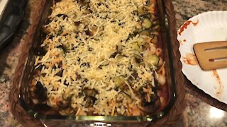 Roasted Zucchini Casserole Dish