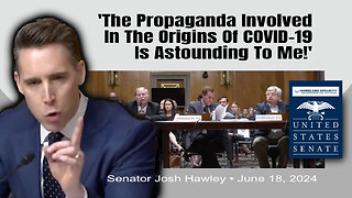 Irate Senator Josh Holly: 'The Propaganda Involved In The Origins Of COVID-19 Is Astounding To Me!'