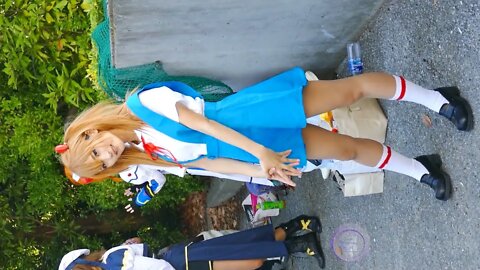 Schoolgirl Cosplay Wonder Festival Japan 2017 wf2017 コミケット コスプレ レイヤー Fancam