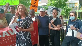 The Nycha plans to demolish Fulton and elliot Chelsea houses rally 6/27/23