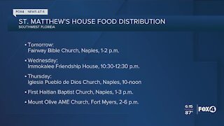 St. Matthew's House hosting food drives this week