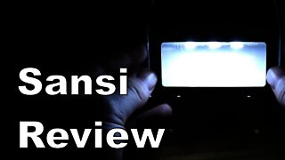 Sansi solar powered patio light review SGLEDs