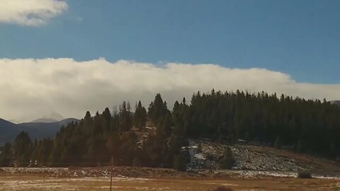 Amtrak's California Zephyr in the Rocky Mountains