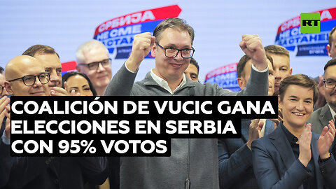 La coalición de Vucic obtiene "una victoria absoluta" en las elecciones parlamentarias en Serbia