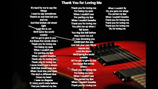Thank-You-For-Loving-Me - Bon Jovi lyrics HQ