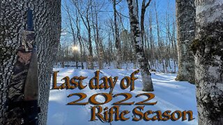Last day of 2022 rifle season