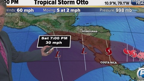 Tropical Storm Otto forms in the Caribbean