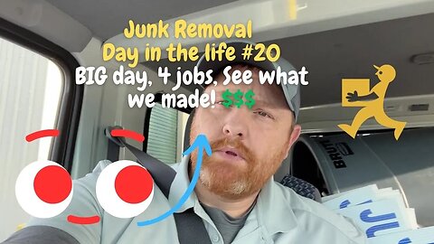 junk removal day in the Life #20 - $$$ see what we made! 4 GREAT JOBS