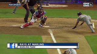 Yadiel Rivera's infield hit in 10th inning gives Miami Marlins 3-2 win over Tampa Bay Rays