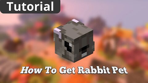 How To Get RABBIT PET in Hypixel Skyblock