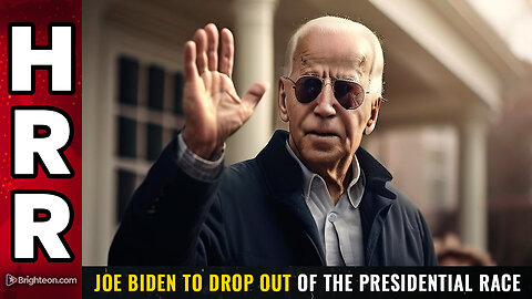 Joe Biden to DROP OUT of the presidential race