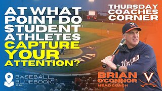 Brian O'Connor - At what point do student athletes capture your attention?
