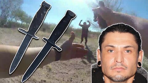 Body Cam: Kidnapper Charges at Officer With Bayonets Officer Inv. Shooting Tucson PD April 12-2021