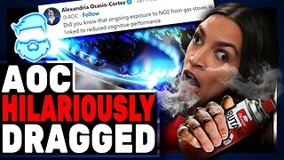 AOC Gets DESTROYED For INSANE Gas Stoves Claim On Twitter! Alexandria Ocasio-Cortez Vs Brain Damage