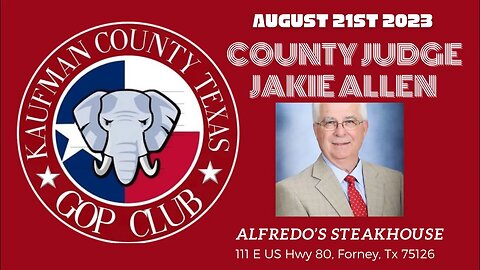 Guest Speaker: Jakie Allen - County Budget