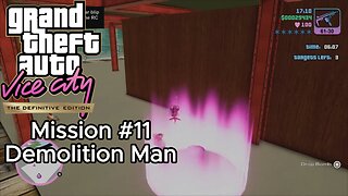 GTA Vice City Definitive Edition - Mission #11 - Demolition Man [No Commentary]
