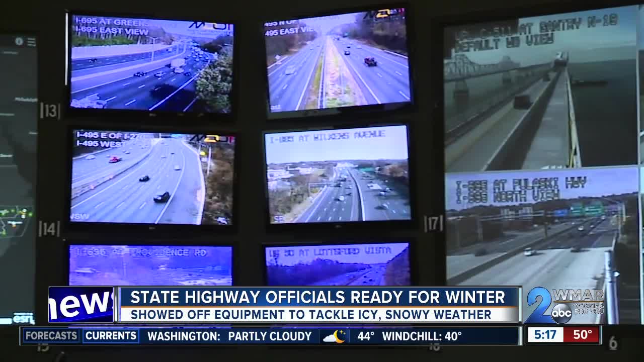 State Highway officials are ready for the winter